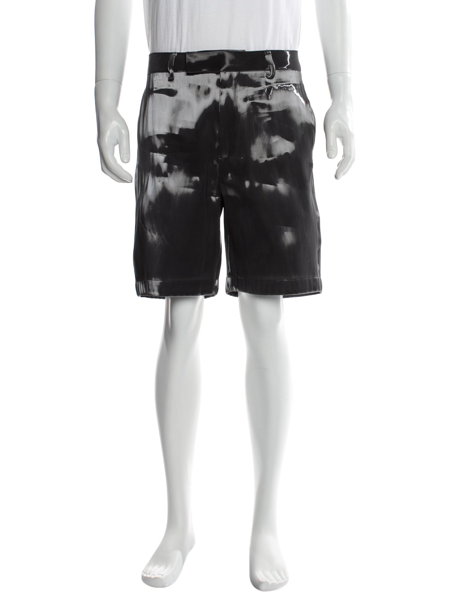 Heliot Emil Printed Flat Front Shorts