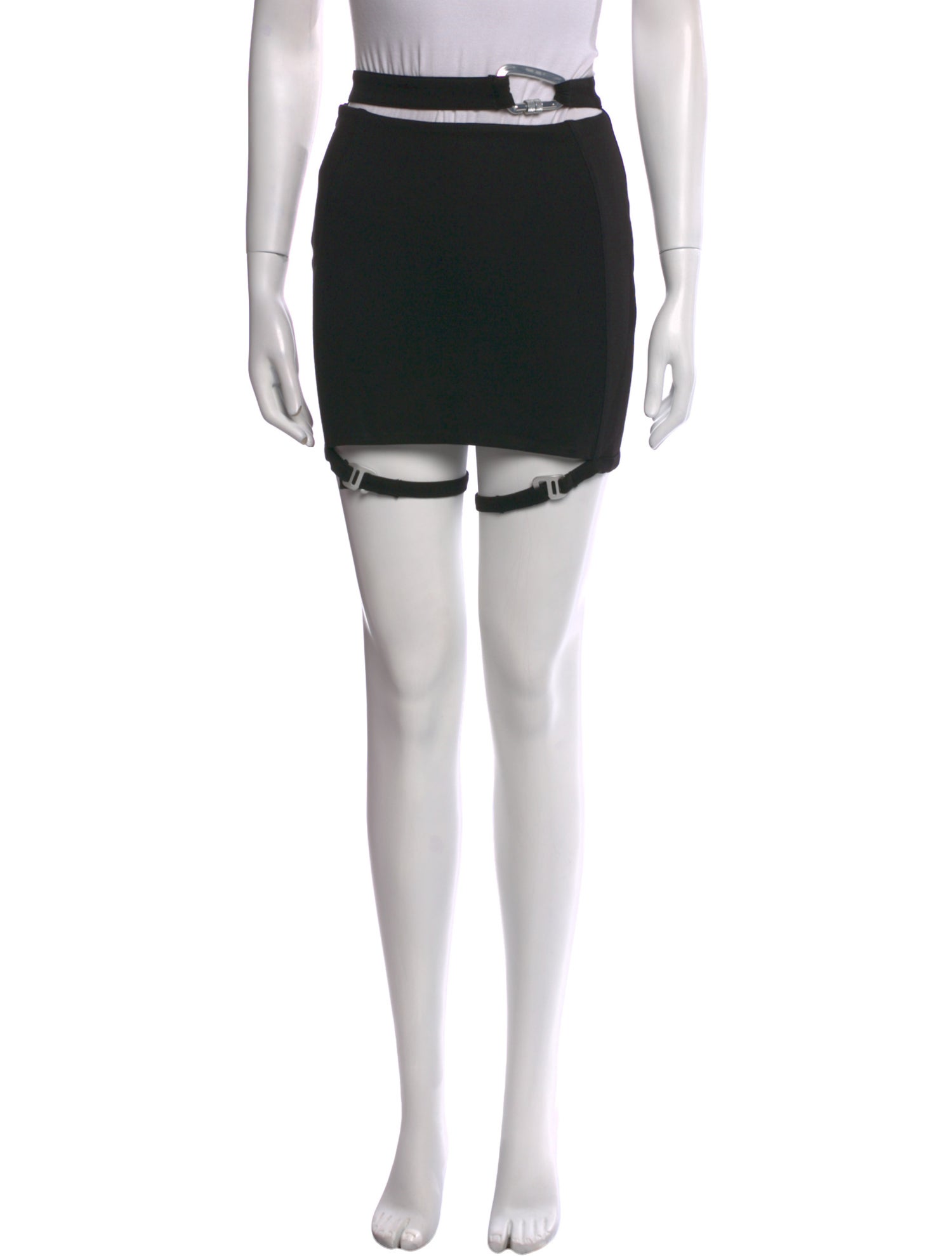 Heliot Emil Chain-Link Accents Mini Skirt