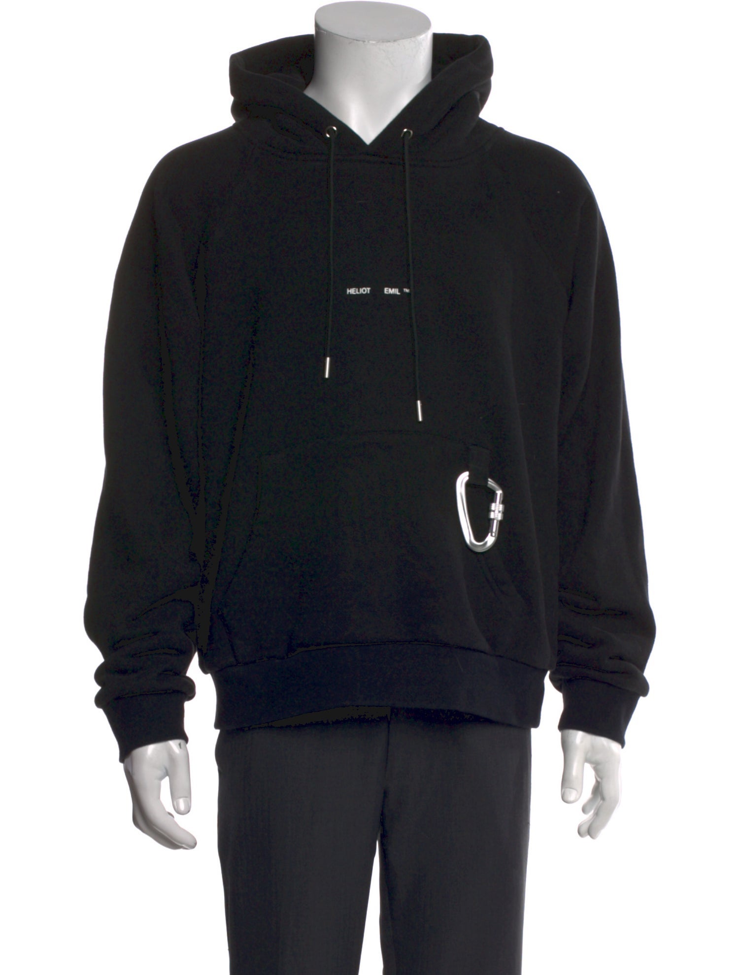 Heliot Emil Graphic Print Crew Neck Hoodie