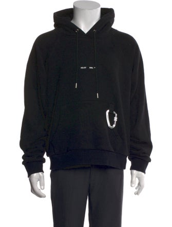 Heliot Emil Graphic Print Crew Neck Hoodie