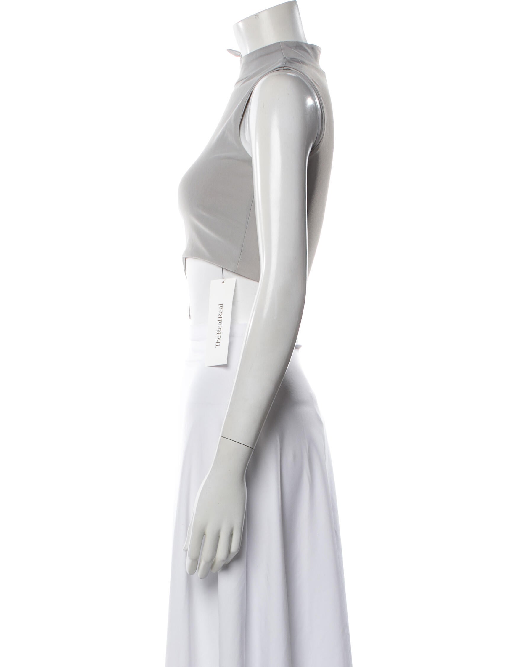 Heliot Emil Mock Neck Sleeveless Top