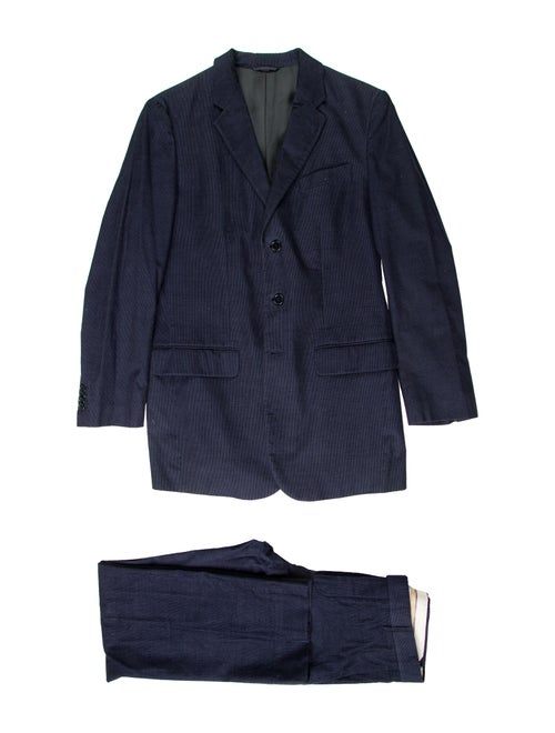 Helmut Lang Vintage Corduroy Two-Piece Suit navy