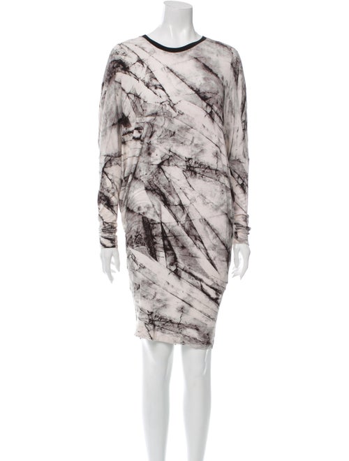 Helmut Lang Printed Mini Dress