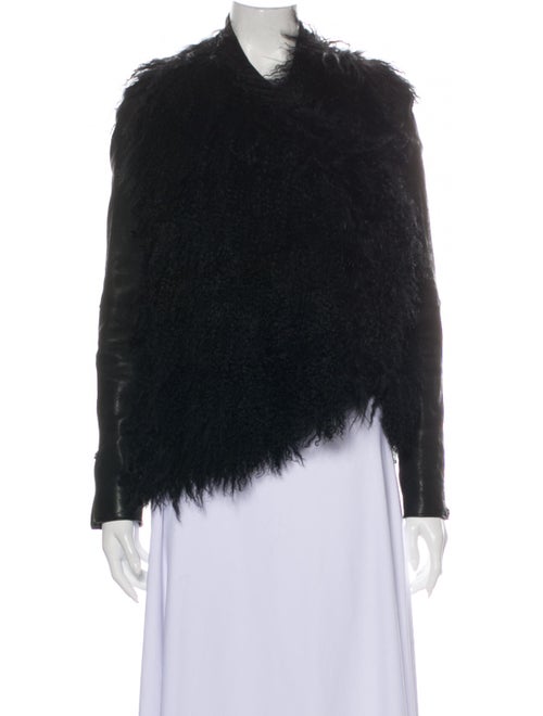 Helmut Lang Shearling Jacket Black