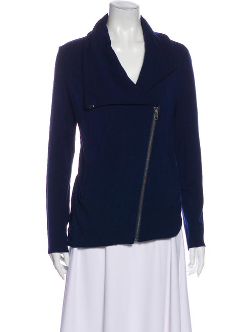 Helmut Lang Biker Jacket Blue