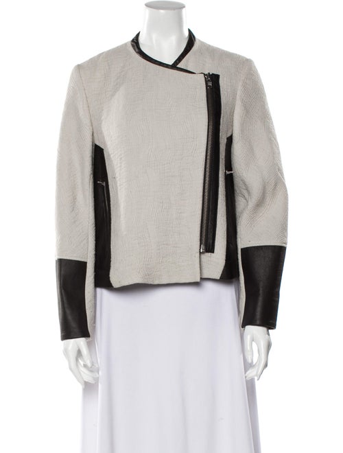 Helmut Lang Biker Jacket Grey