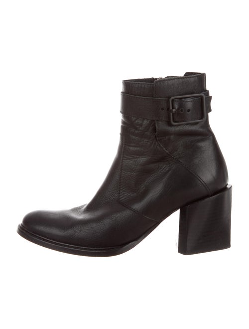 Helmut Lang Leather Boots Black