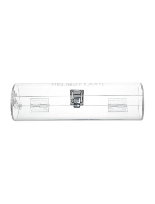 Helmut Lang 2018 Lucite Clutch Clear