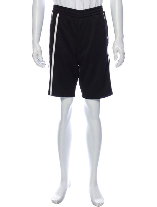 Helmut Lang Striped Athletic Shorts w/ Tags Black
