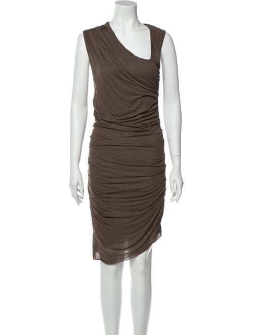 Helmut Lang Asymmetrical Knee-Length Dress