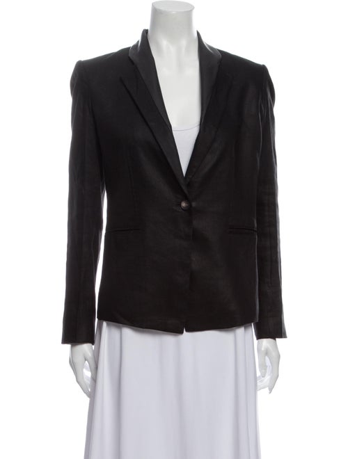 Helmut Lang Linen Blazer Black