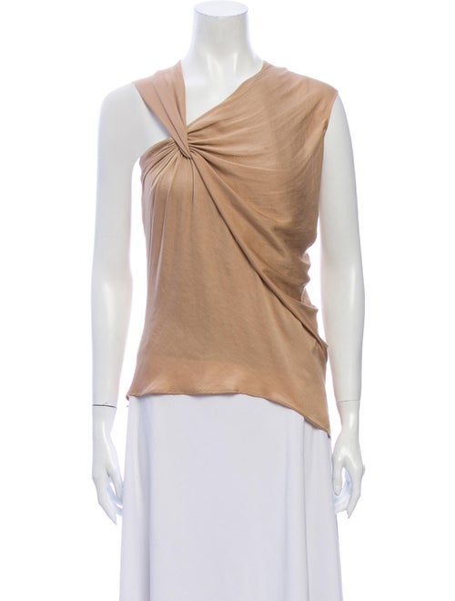 Helmut Lang Asymmetrical Sleeveless Top
