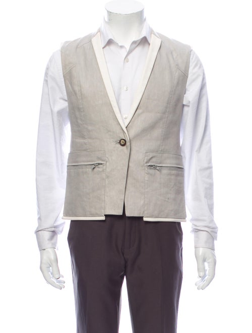 Helmut Lang Linen Suit Vest
