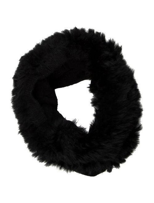 Helmut Lang Fur Snood Black
