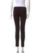 Helmut Lang Lamb Leather Skinny Leg Pants