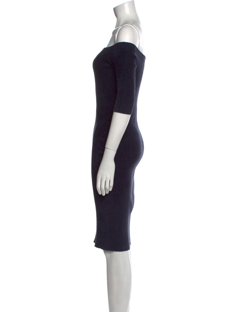 Helmut Lang Off-The-Shoulder Mini Dress - image 2