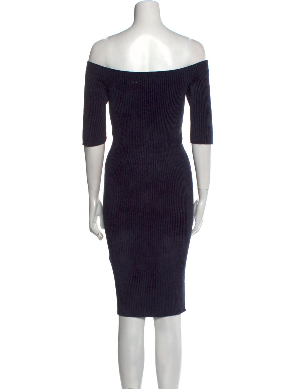 Helmut Lang Off-The-Shoulder Mini Dress - image 3