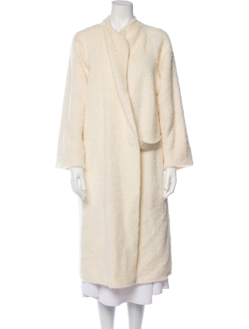 Helmut Lang Alpaca Faux Fur Coat - image 1