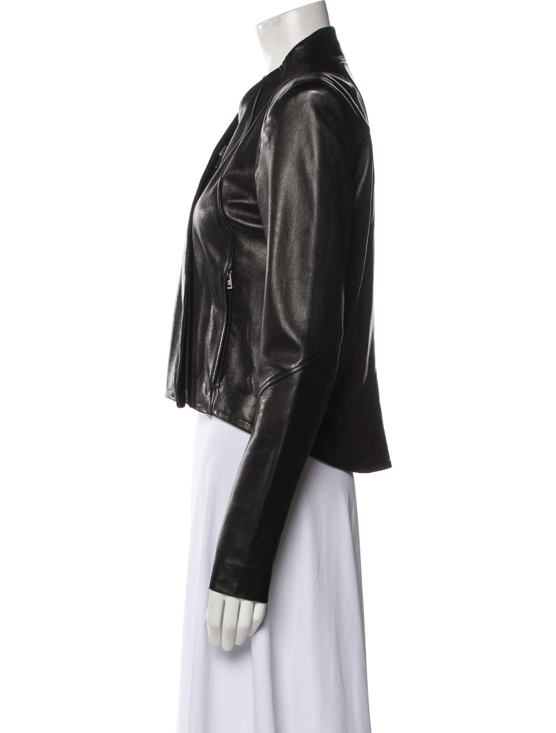 Helmut Lang Lamb Leather Biker Jacket