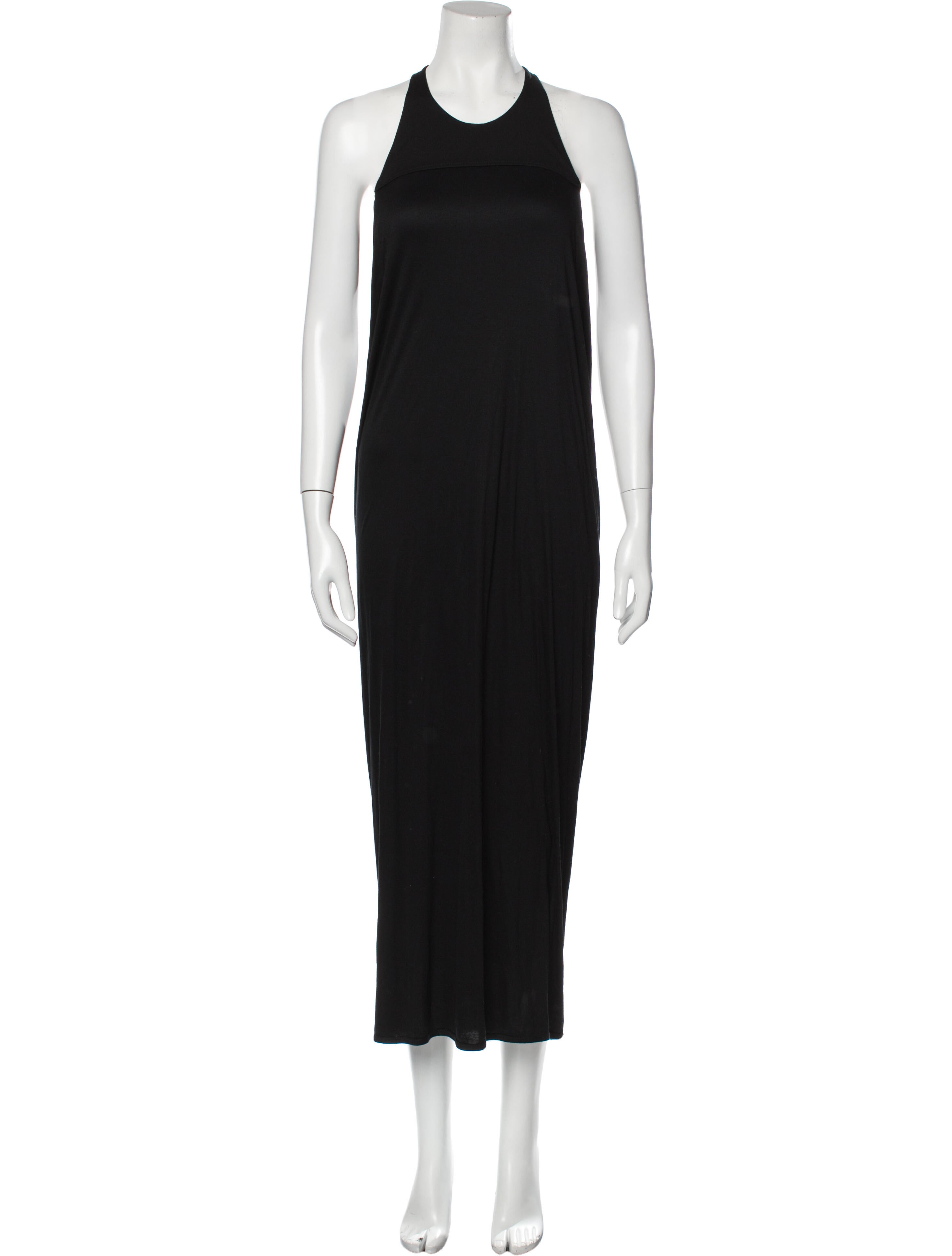 Helmut Lang Crew Neck Long Dress