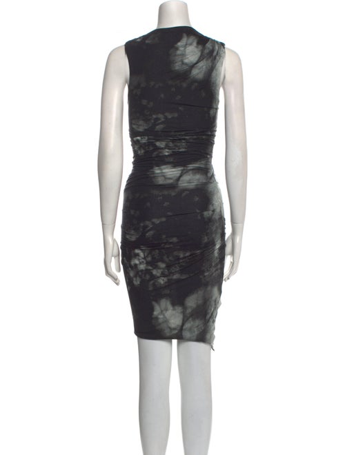 Helmut Lang Tie-Dye Print Knee-Length Dress
