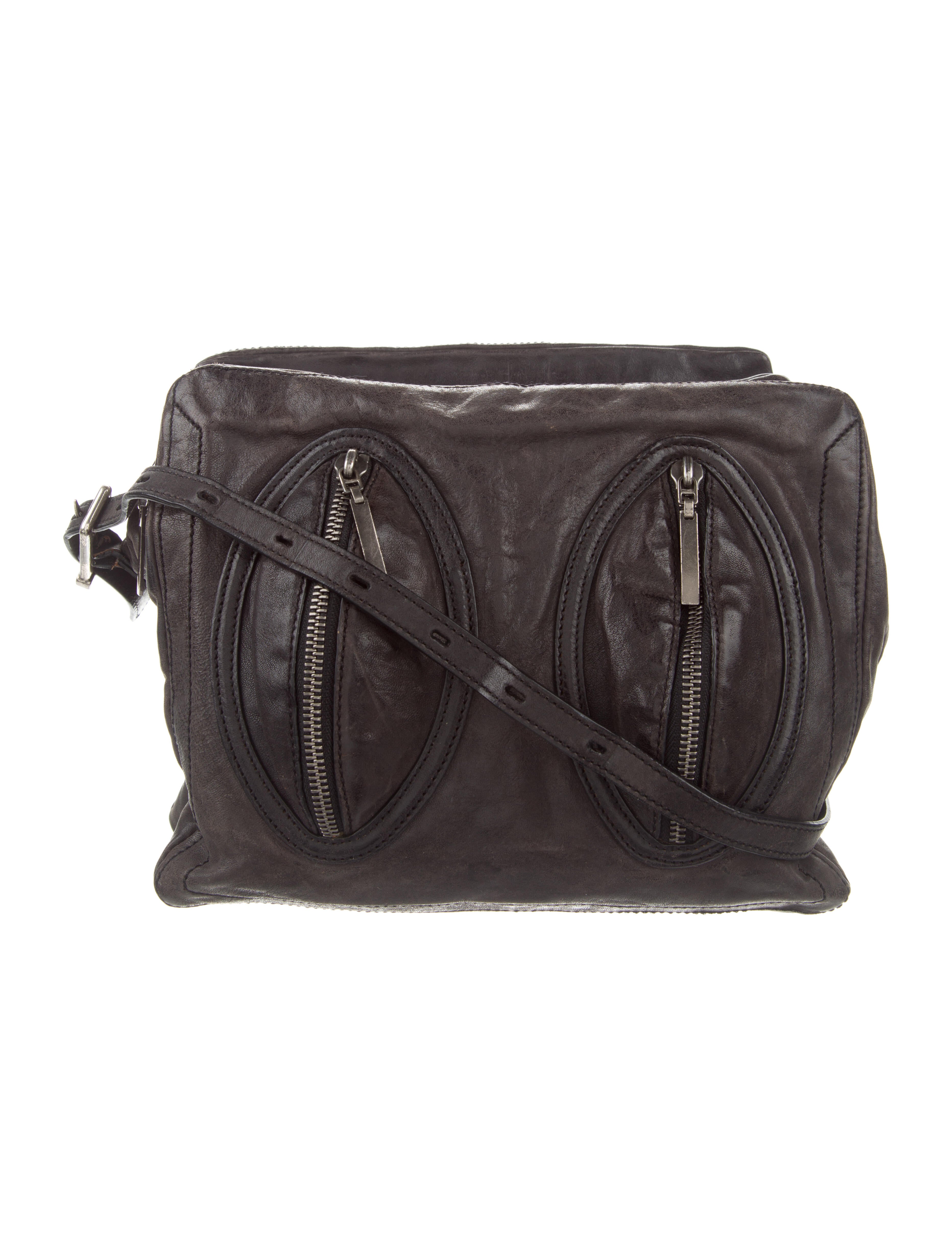 Helmut Lang Leather Crossbody Bag Black Crossbody Bags, Handbags