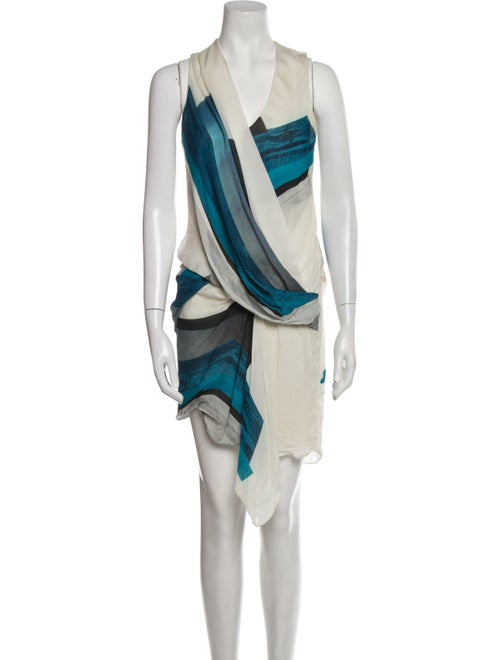 Helmut Lang Silk Mini Dress