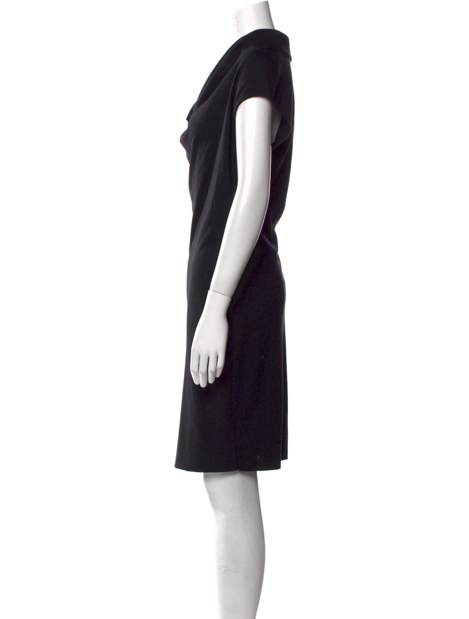 Helmut Lang Cowl Neck Knee-Length Dress