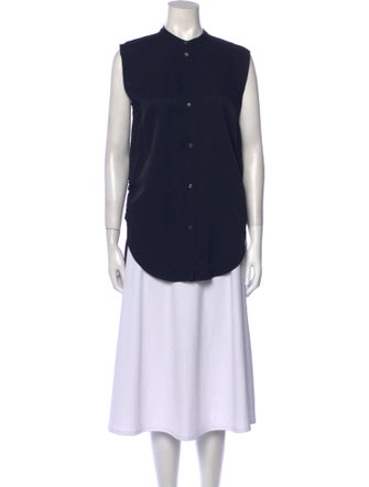 Helmut Lang Crew Neck Sleeveless Tunic