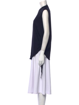 Helmut Lang Crew Neck Sleeveless Tunic