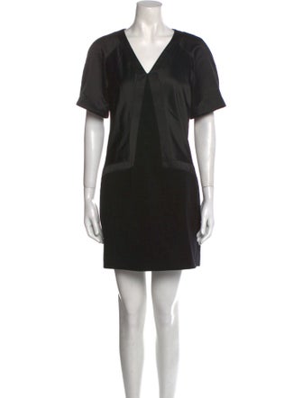 Helmut Lang V-Neck Mini Dress