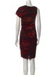 Helmut Lang Printed Knee-Length Dress