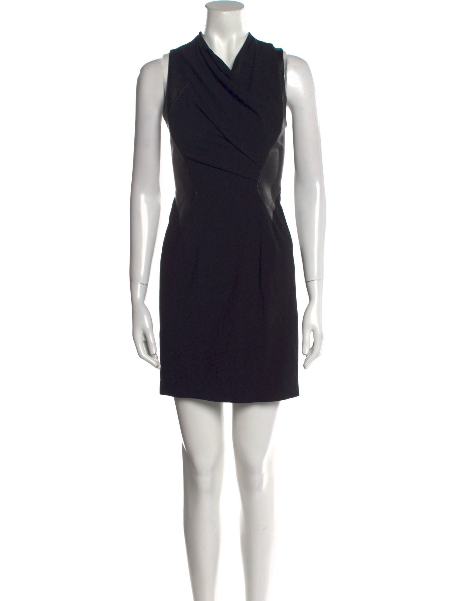 Helmut Lang Colorblock Pattern Mini Dress