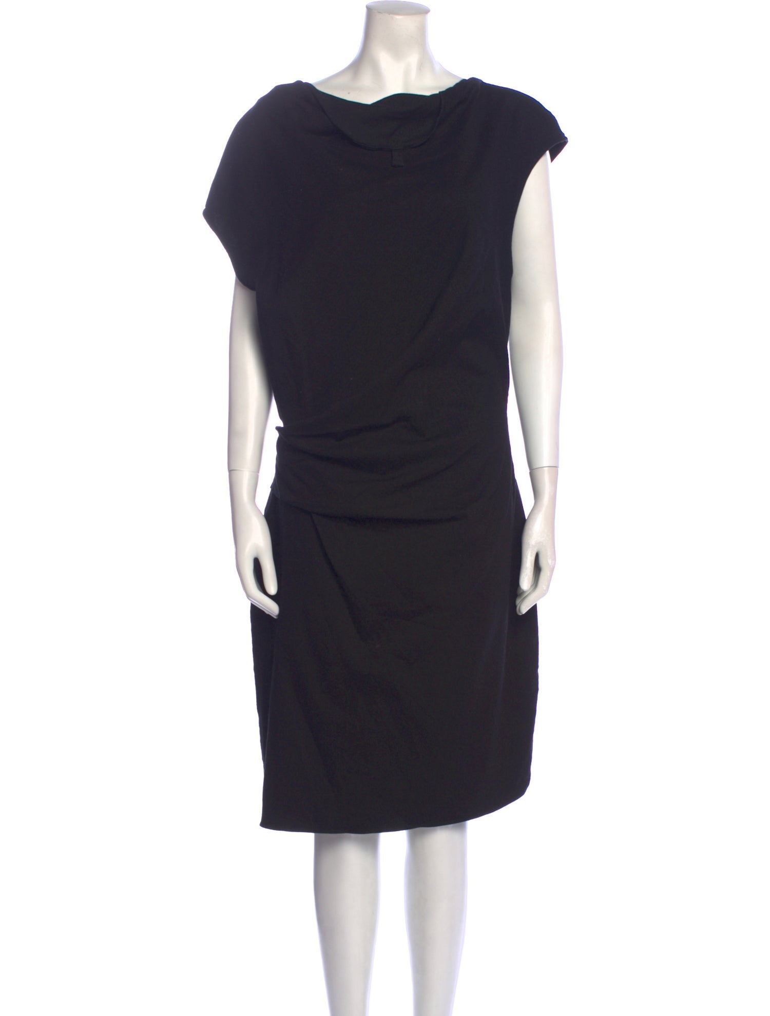 Helmut Lang Cowl Neck Knee-Length Dress
