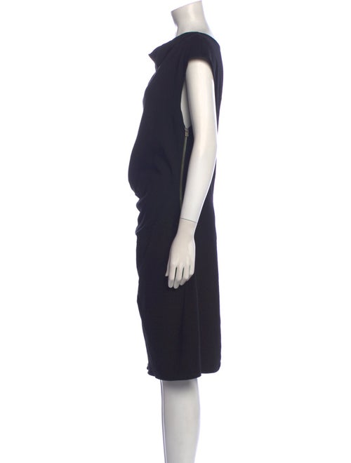 Helmut Lang Cowl Neck Knee-Length Dress