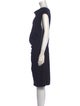 Helmut Lang Cowl Neck Knee-Length Dress