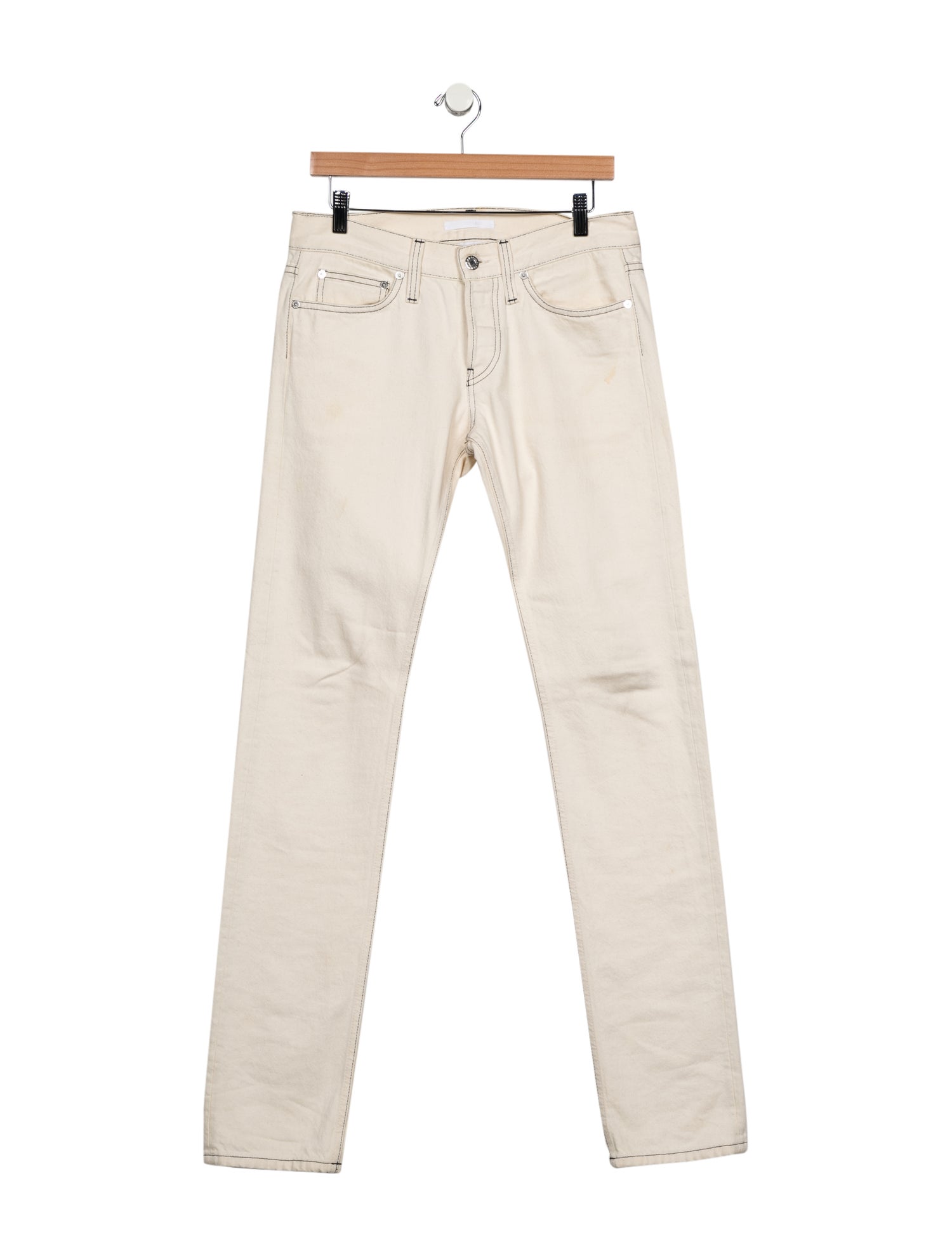 Helmut Lang High-Rise Straight Leg Jeans