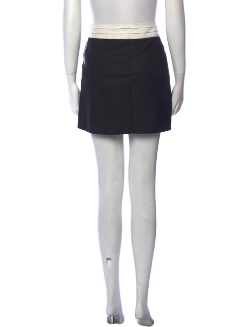 Helmut Lang Pleated Accents Mini Skirt