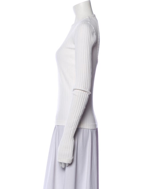 Helmut Lang Crew Neck Three-Quarter Sleeve Top