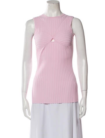 Helmut Lang Tops Crew Neck Sleeveless Tunic XS