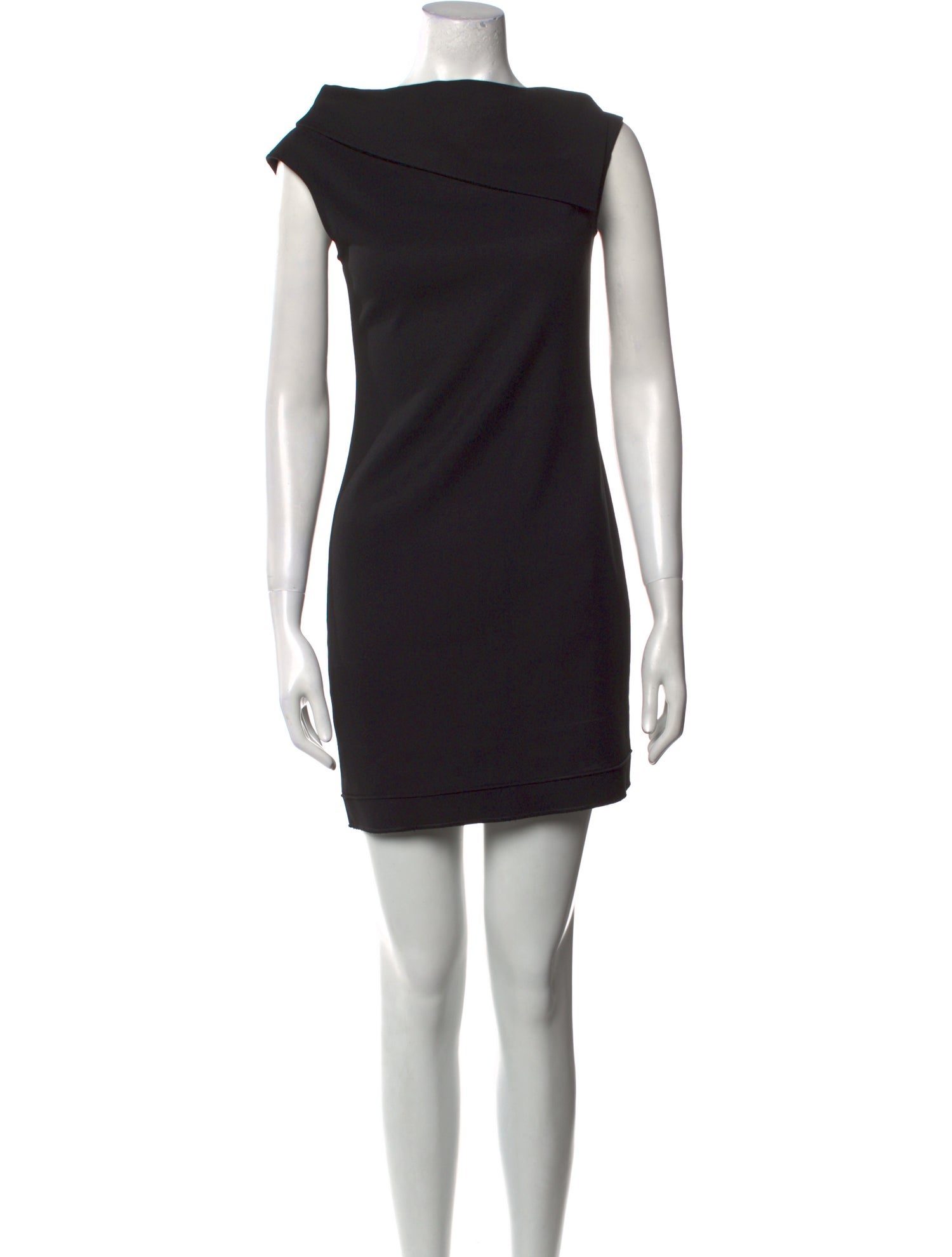 Helmut Lang Bateau Neckline Mini Dress - Black Dresses, Clothing - WHELM233596 | The RealReal Helmut Lang Bateau Neckline Mini Dress - Black Dresses, Clothing - WHELM233596 | The RealReal