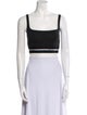 Helmut Lang Square Neckline Sleeveless Crop Top