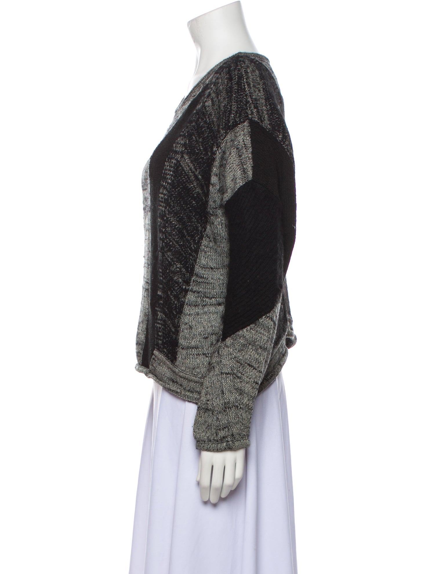 Helmut Lang Colorblock Pattern Bow Accents Short Set