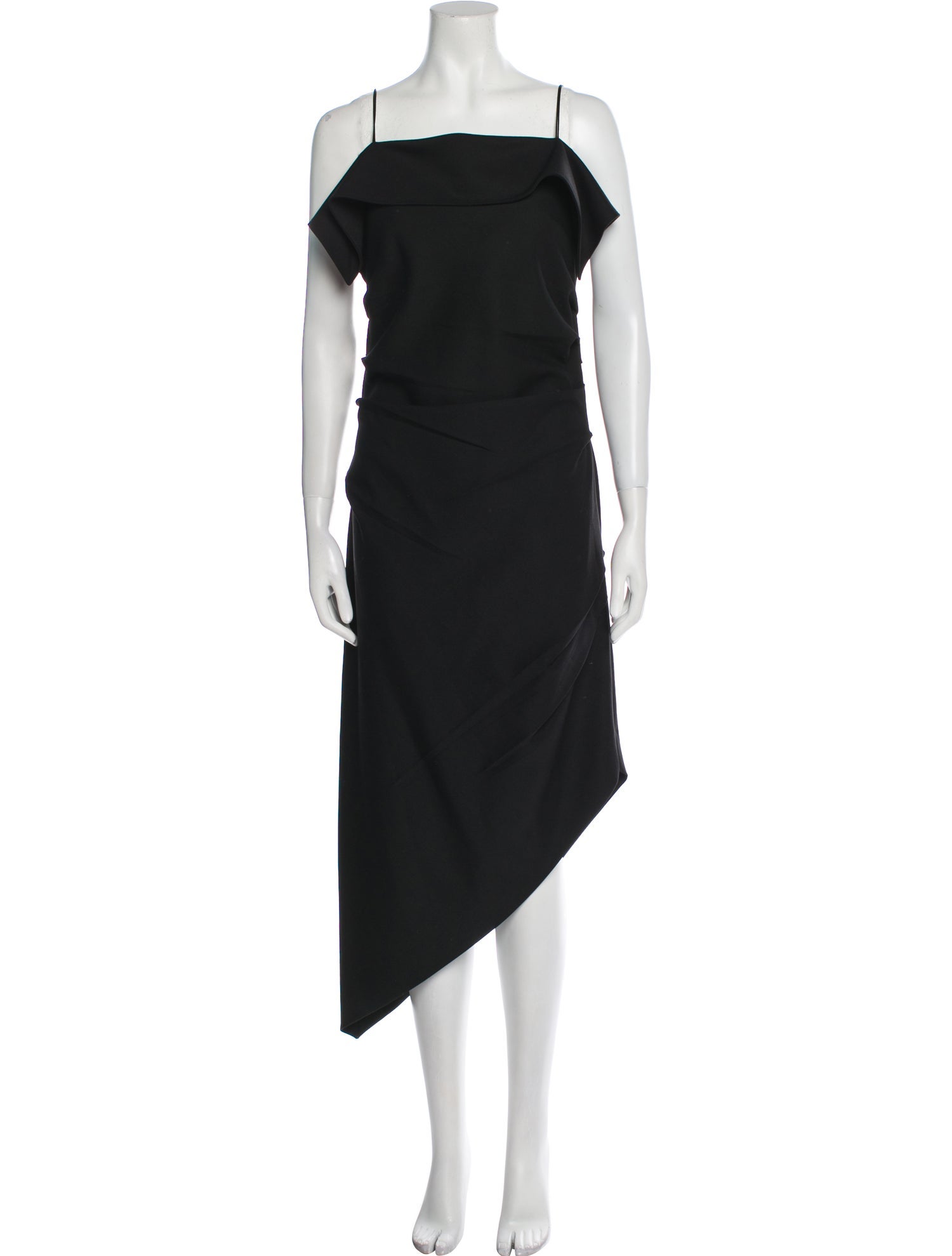 Helmut Lang Square Neckline Long Dress