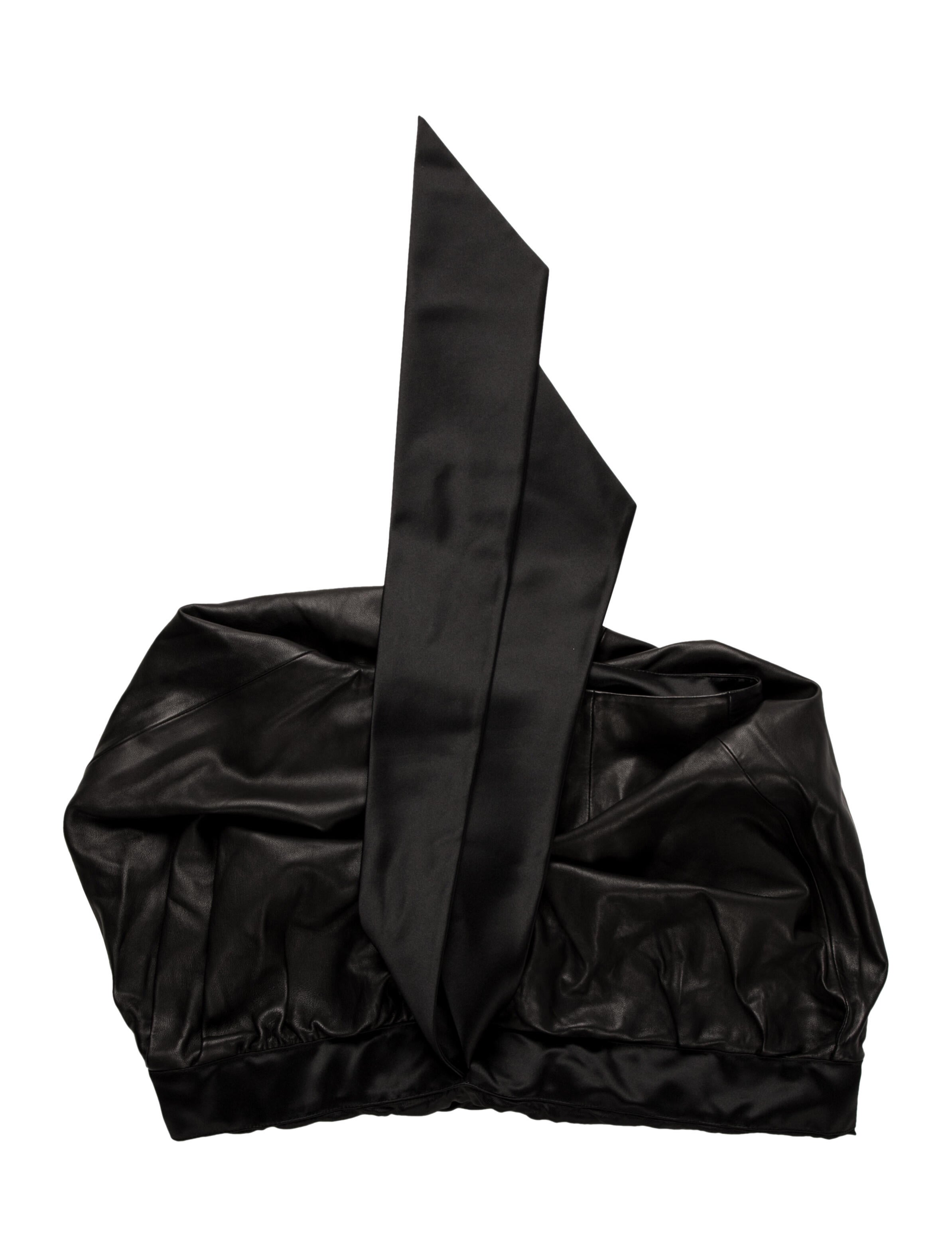 Helmut Lang Lamb Leather Mini Skirt