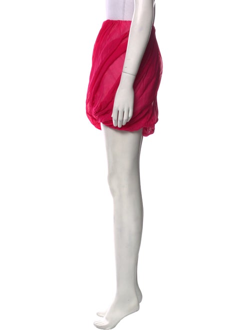 Helmut Lang Silk Mini Skirt