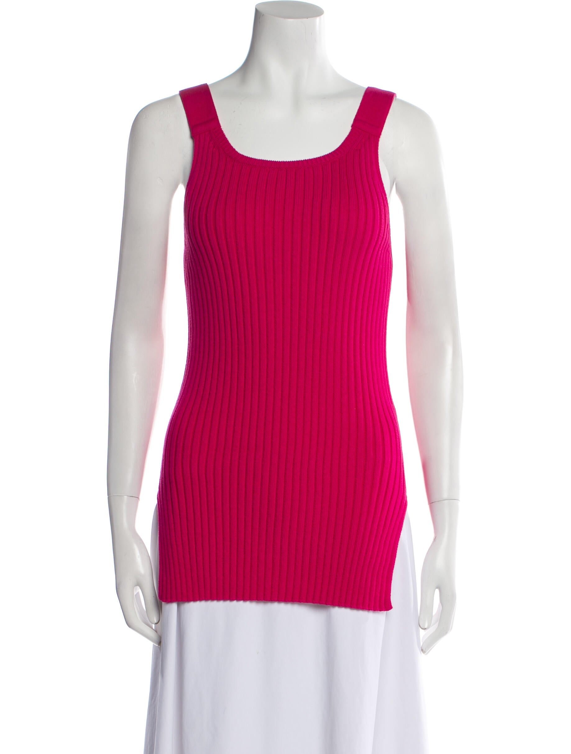 Helmut Lang Scoop Neck Sleeveless Top