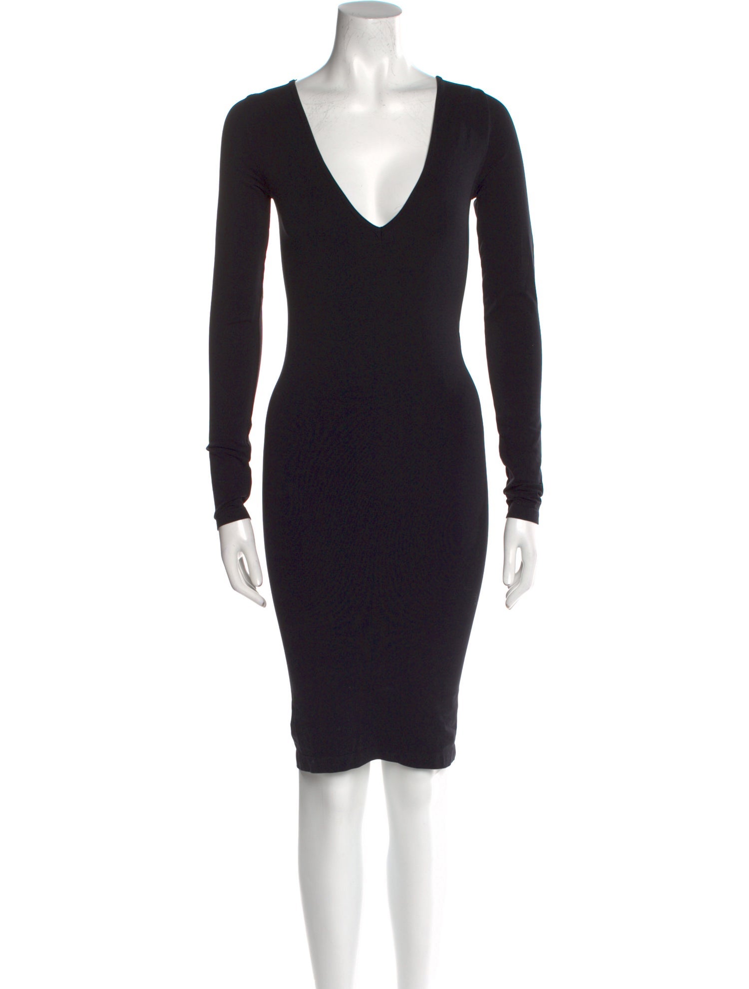 Helmut Lang V-Neck Mini Dress