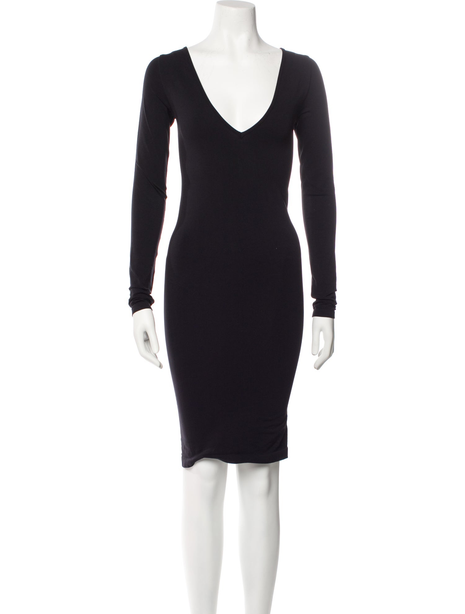 Helmut Lang V-Neck Mini Dress