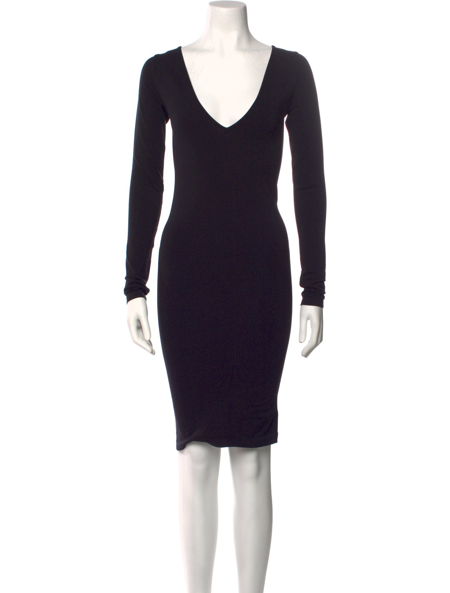 Helmut Lang V-Neck Mini Dress